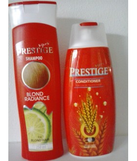 VIP’S PRESTIGE Kleurbeschermende GLANS Shampoo BLOND + TARWE Conditioner 500ml